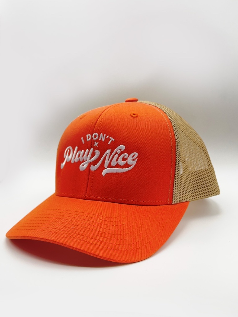 I Don't Play Nice Retro Trucker Hat